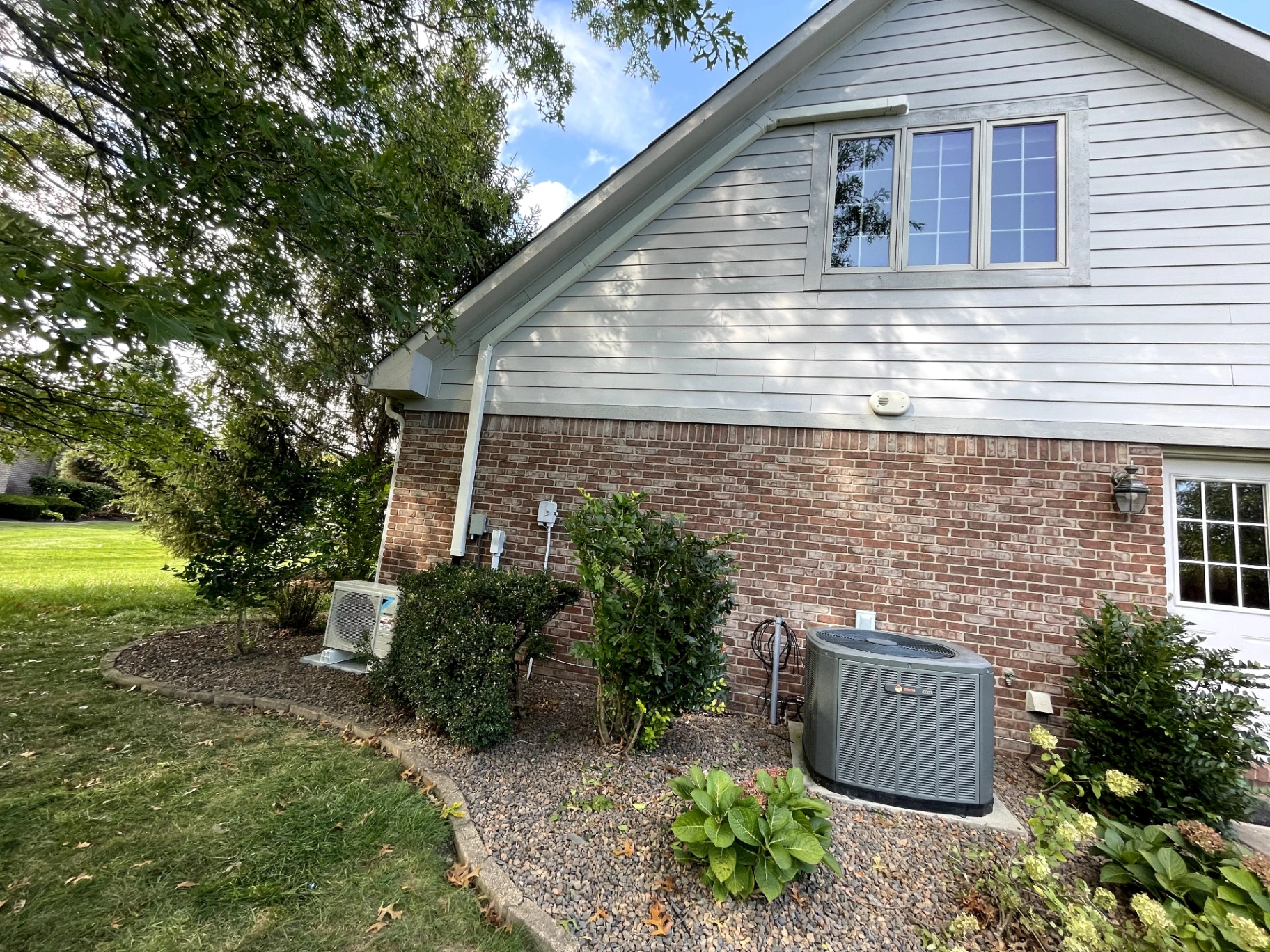 Newer Avon, IN home with a central AC and Daikin mini-split installed by Polley's Perfect Seasons
