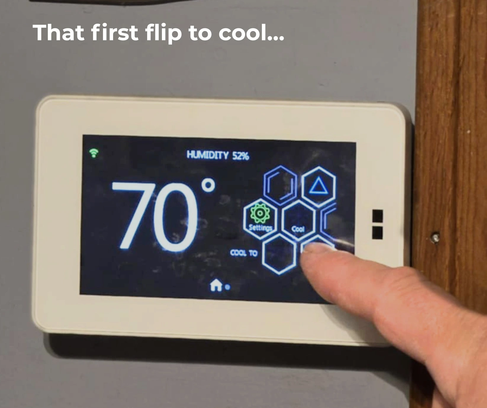 Smart thermostat flipped over to cooling mode in a Plainfield, IN home