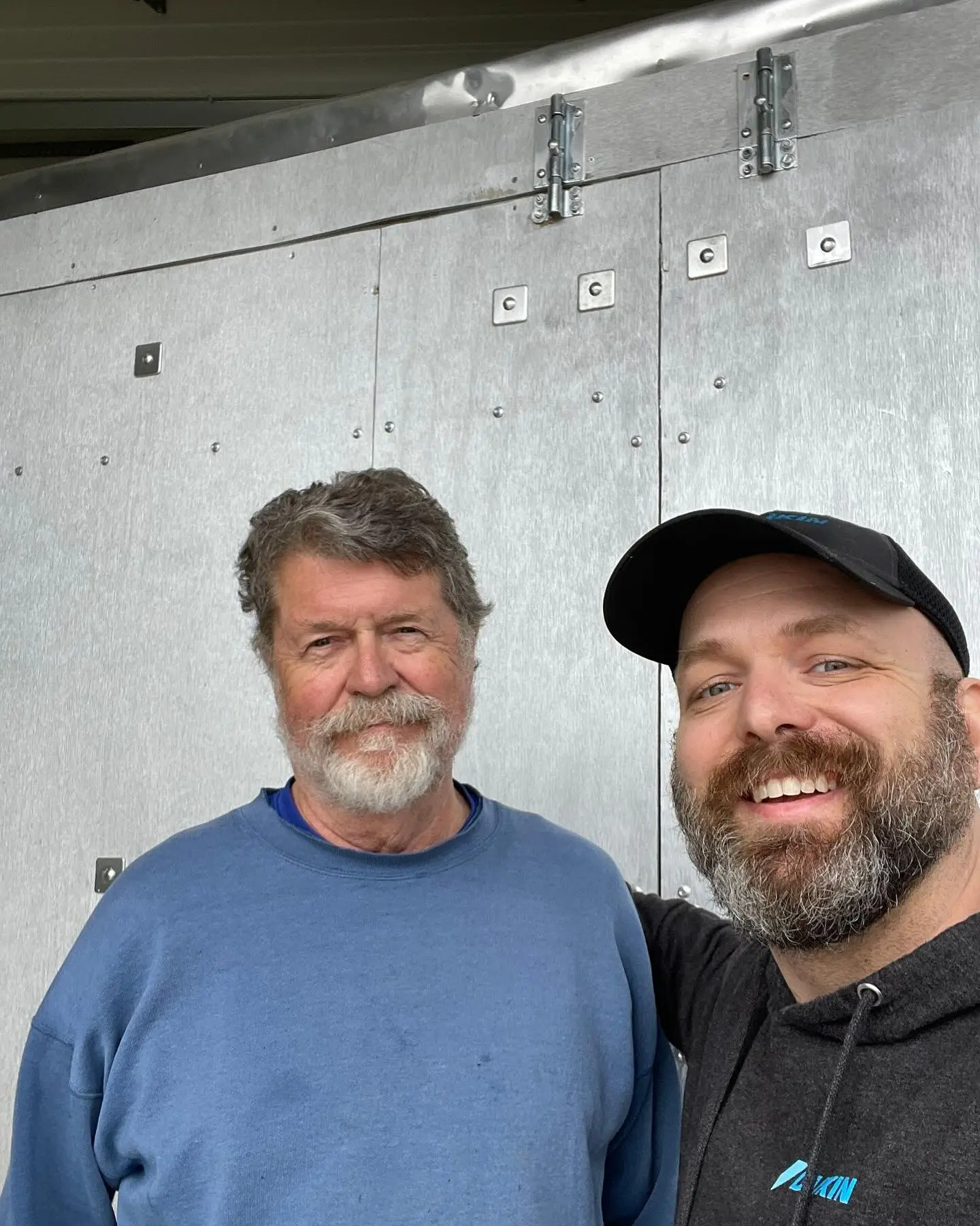 Polley's Perfect Seasons technicians with a Daikin AC system in Plainfield, IN